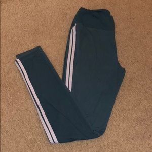 Olive green leggings